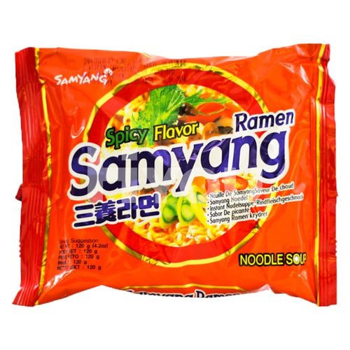 Samyang Ramen Spicy Noodle Soup 120G ~ Instant