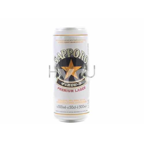Sapporo Premium Larger Beer 500Ml ~ Alcoholic