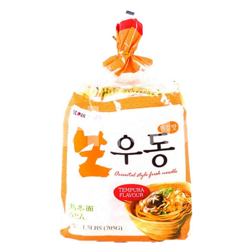Seoul Plaza Oriental Style Fresh Noodle Tempura Flavour 3X235G ~ Noodles