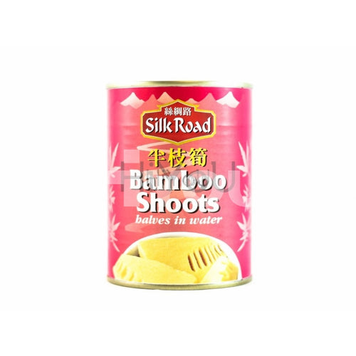 Silk Road Bamboo Shoots Balves In Water 560G ~ Tinned Food