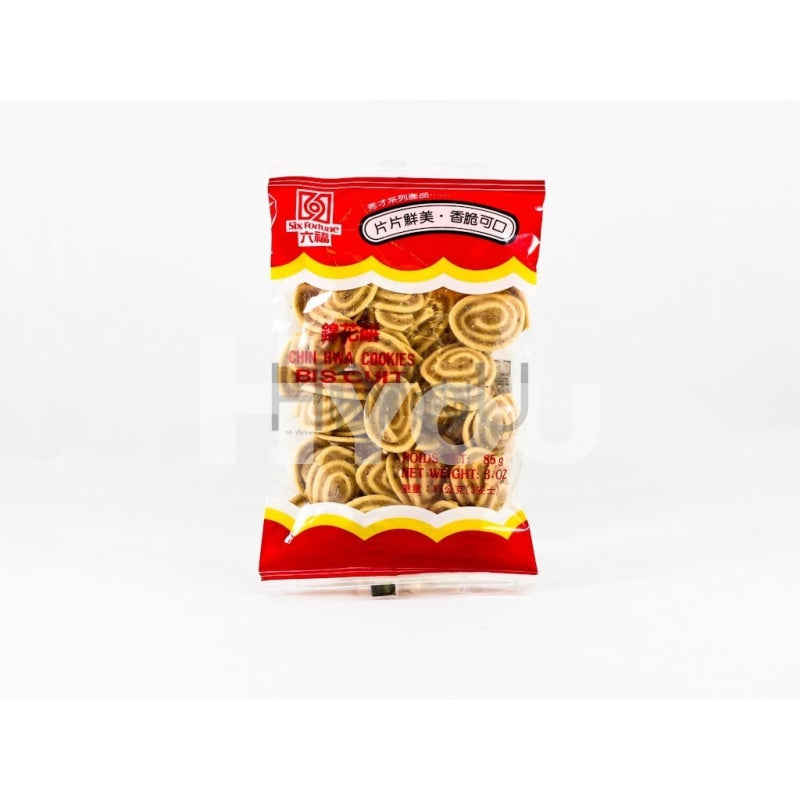 Six Fortune Chin Hwa Cookies 85G ~ Snacks