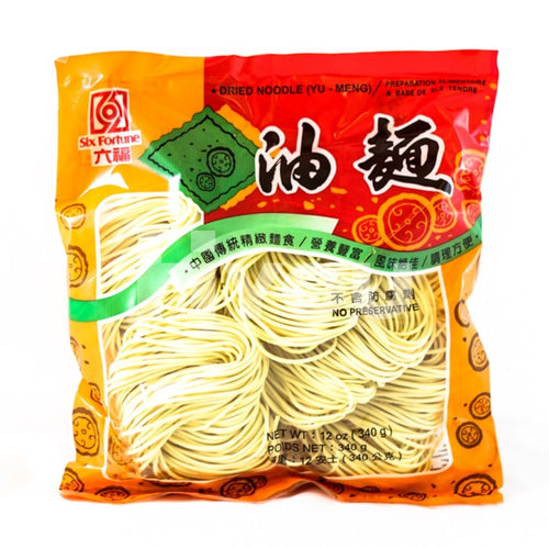 Six Fortune Dried Noodle Yu Meng 340G ~ Noodles