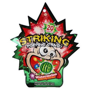 Striking Popping Candy Watermelon Flavour 30G ~ Confectionery