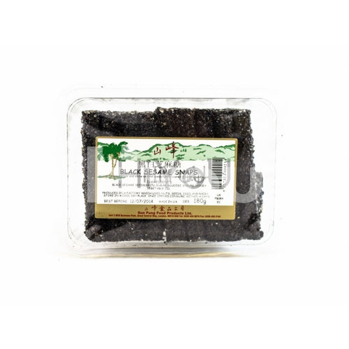 Sun Fung Black Sesame Snaps 180G ~ Confectionery
