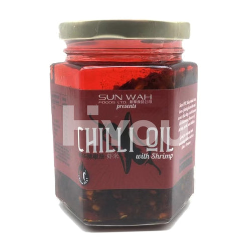 Sun Wah Chilli Oil With Shrimp 180G ~ - Vinegars & Oils