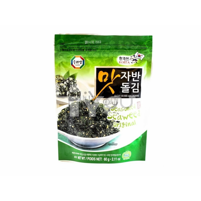 Sura Seasoned Seaweed Original 85G ~ Dry Food