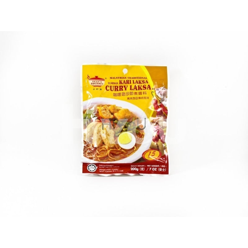 Teans Gourmet Curry Laksa Paste 200G ~ Sauces