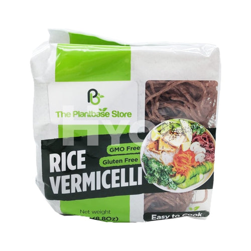 The Plantbase Store Brown Rice Vericelli 1Mm ~ Noodles