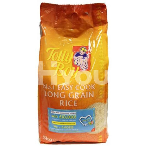 Tolly Boy Easy Cook Long Grain Rice 5Kg ~