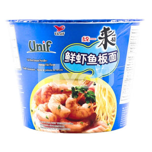 Unif Bowl Instant Noodle Shrimp Fish 108G ~