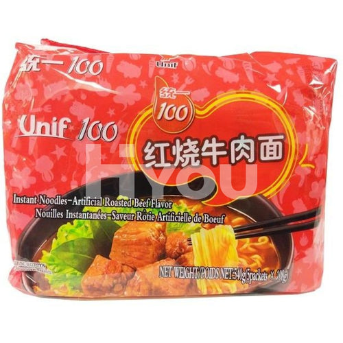 Unif Instant Noodle Artificial Roasted Beef 5X108G ~