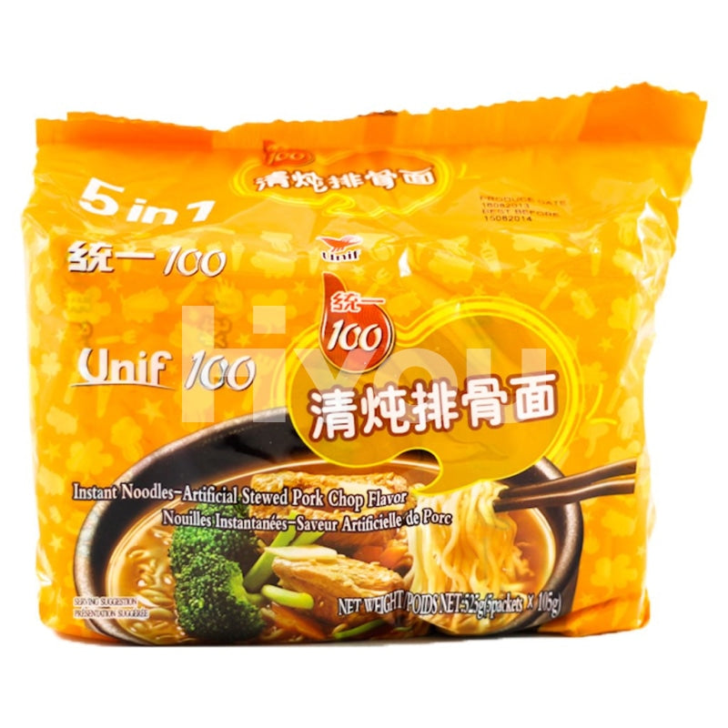 Unif Instant Noodle Stewed Pork Chop 5X105G ~