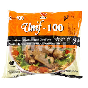 Unif Noodle Bag Stewed Pork Chop 105G ~ Instant