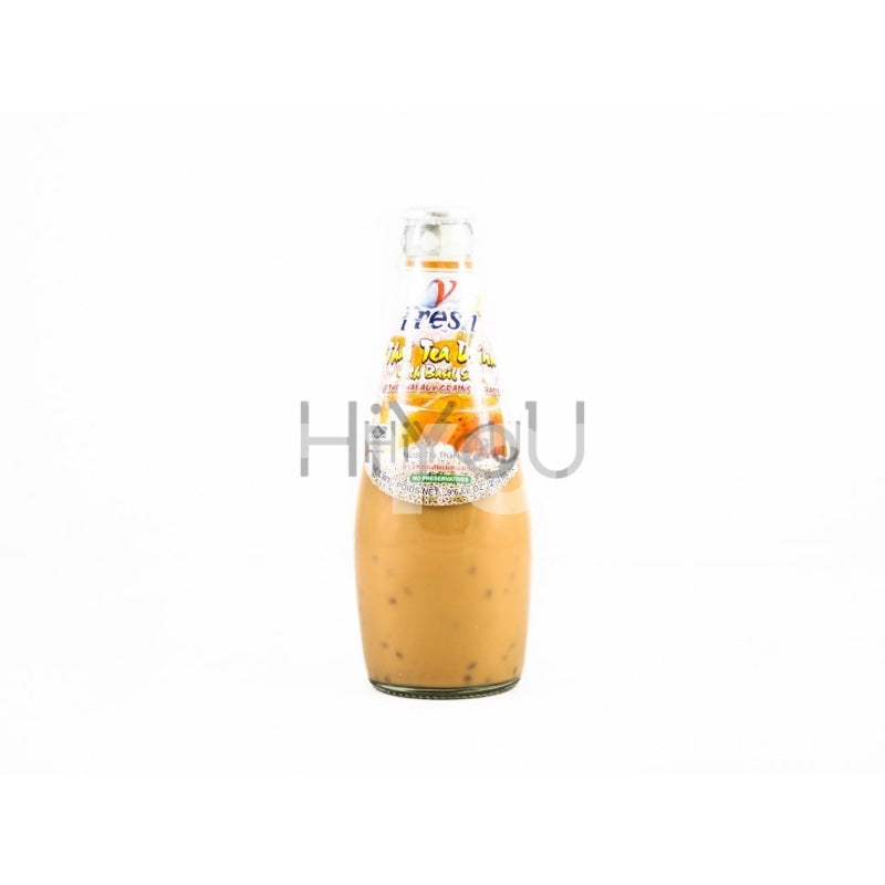 V Fresh Thai Tea Drink With Basil Seed 290Ml ~ & Soft Drinks