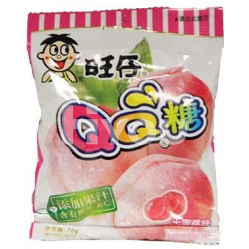 Want Peach Flavour Soft Candy 70G ~ Qq Confectionery