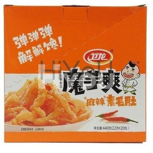 Weilong Konjac Strips Hot Spicy Flavour 20X18G ~ Snacks