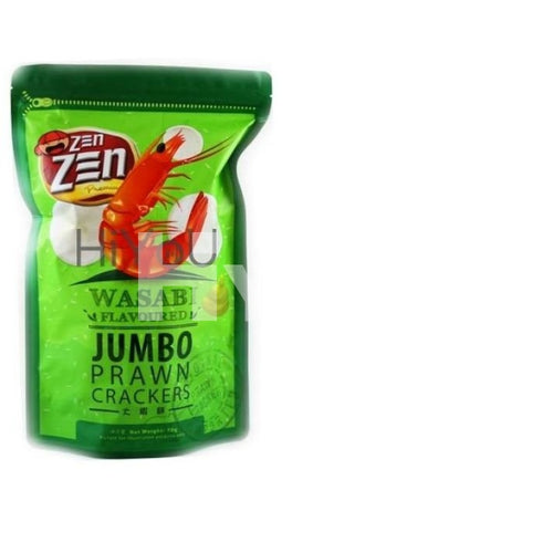 Zen Wasabi Flavour Jumbo Prawn Cracker 70G ~ Snacks