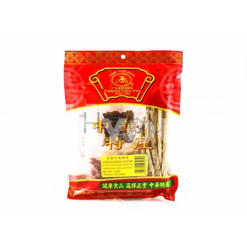 Zheng Feng Korean Ginseng Soup Mix 100g 正豐高麗參燉雞湯 100g